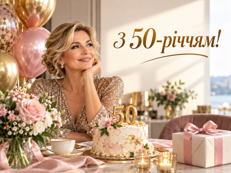 Оригінальні привітання з 50-річчям жінці: з днем народження на ювілей 50 років подрузі, колезі, мамі, тещі, свекрусі, сестрі