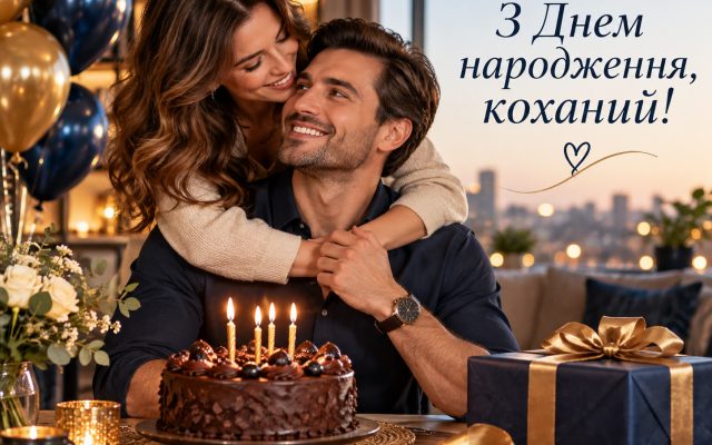 Кращі привітання з днем народження чоловіку від дружини у прозі — зворушливі, ніжні, військовому