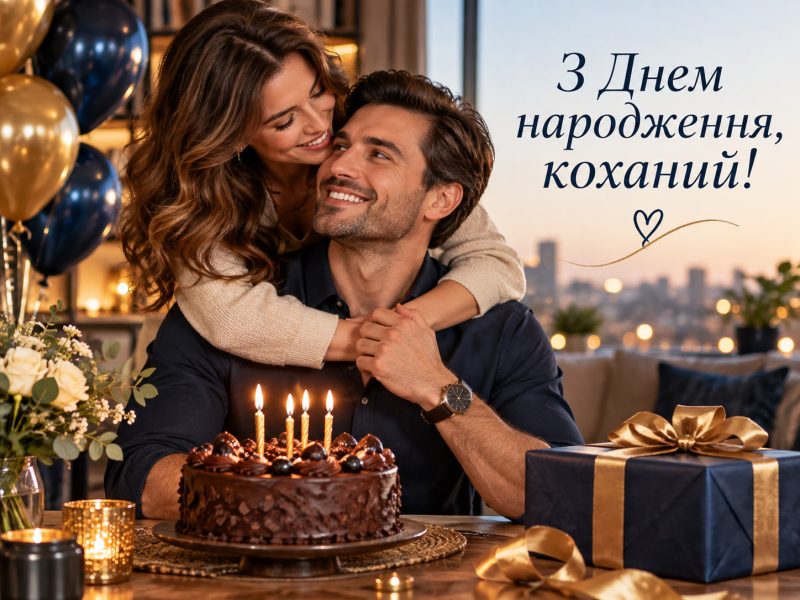 Кращі привітання з днем народження чоловіку від дружини у прозі — зворушливі, ніжні, військовому