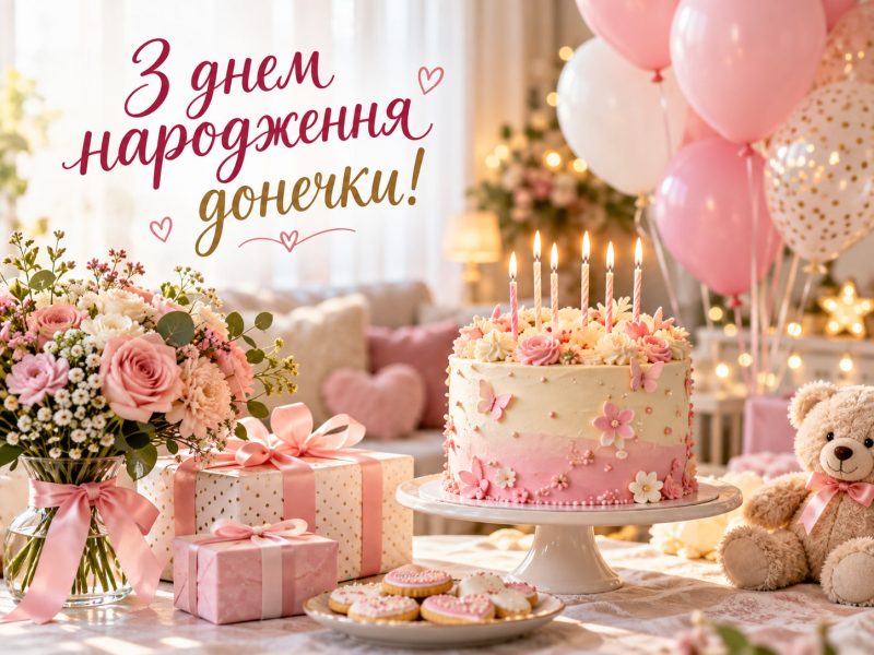Красиві привітання подрузі з днем народження дочки своїми словами у прозі