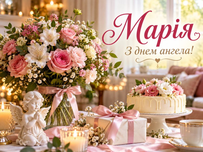 Гарні привітання з днем ангела Марії своїми словами — з іменинами Марії, у прозі