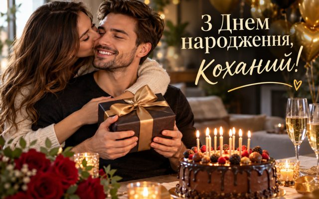 Зворушливі привітання з днем народження коханому чоловіку та хлопцю своїми словами