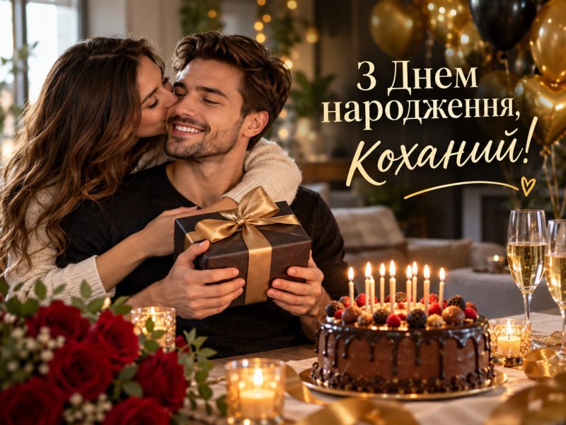 Зворушливі привітання з днем народження коханому чоловіку та хлопцю своїми словами