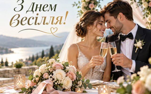 СМС привітання з днем весілля своїми словами — короткі, сердечні, до сліз