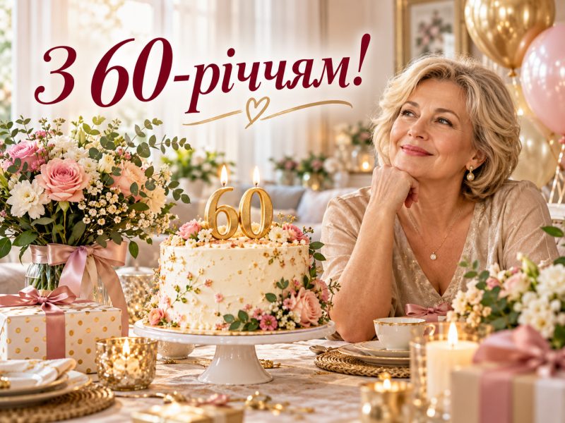 Зворушливі привітання з 60-річчям жінці у прозі: ювілей 60 років мамі, бабусі, подрузі, колезі, тещі, свекрусі