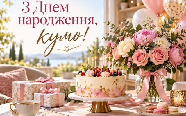 Кращі привітання з днем народження кумі своїми словами, до сліз