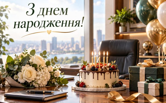 Короткі привітання з днем народження начальнику та начальниці у прозі, до сліз