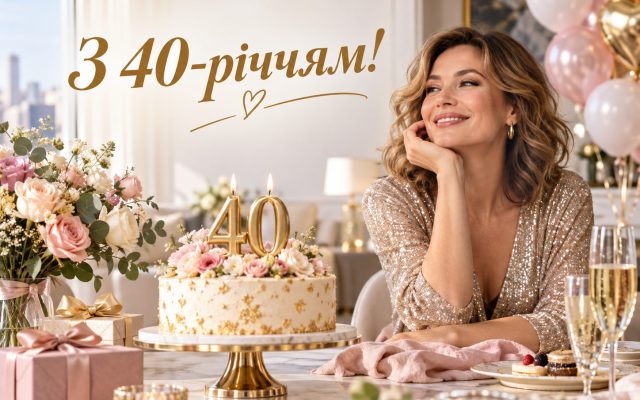 Оригінальні привітання з 40-річчям жінці: з днем народження на ювілей 40 років подрузі, колезі, доньці, мамі, сестрі