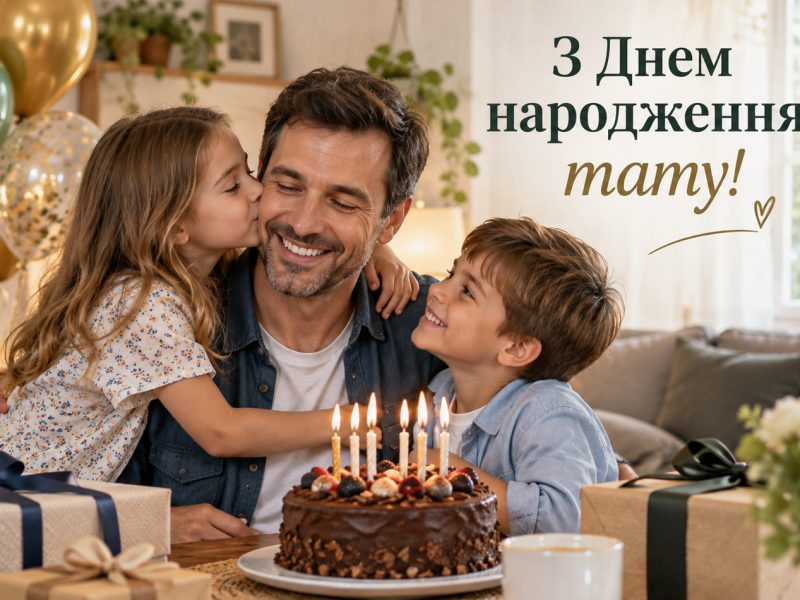 Короткі привітання з днем народження татові від дочки та сина