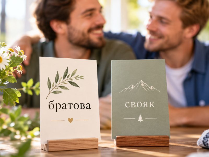 Хто такі братова і свояк: значення родинних назв