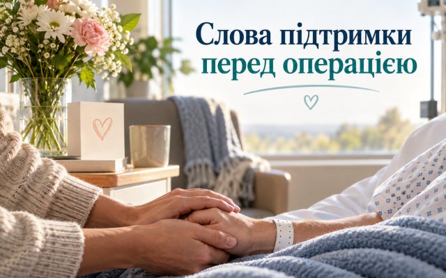 Слова підтримки перед операцією — що сказати і як написати своїми словами