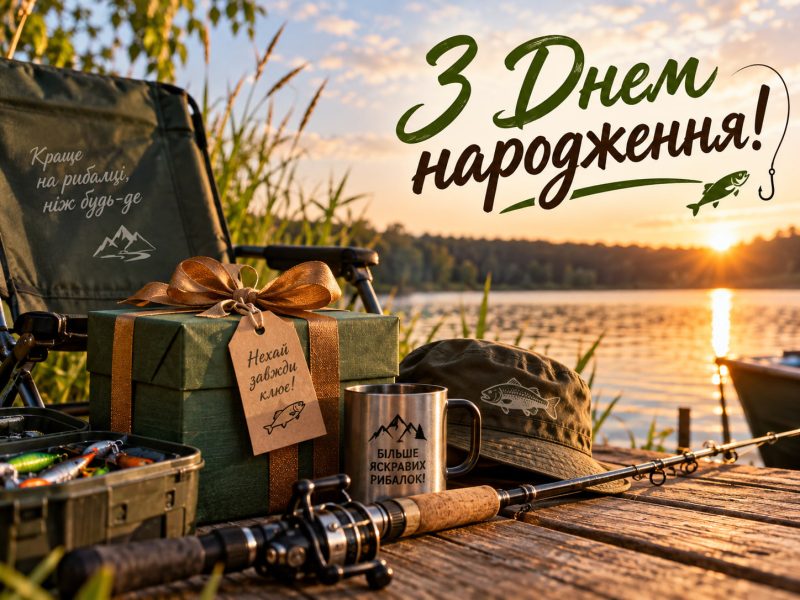 Привітання з днем народження рибалці — своїми словами, від колег, з професійним святом, короткі для листівки