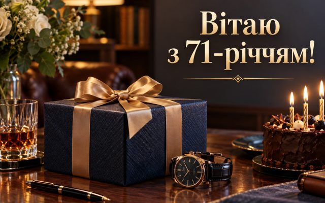 Привітання з 71-річчям: з днем народження 71 років жінці й чоловіку своїми словами — до сліз, короткі, для картинки