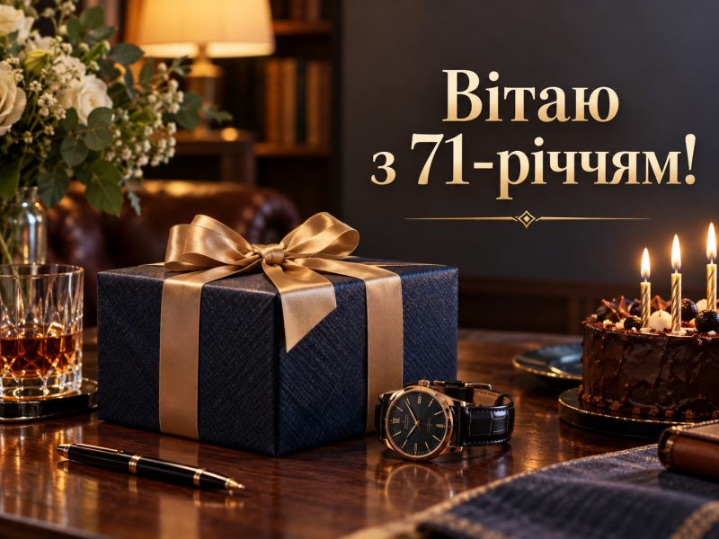 Привітання з 71-річчям: з днем народження 71 років жінці й чоловіку своїми словами — до сліз, короткі, для картинки