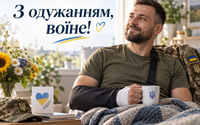 Привітання військовому з одужанням після поранення — своїми словами, від родини, від побратимів