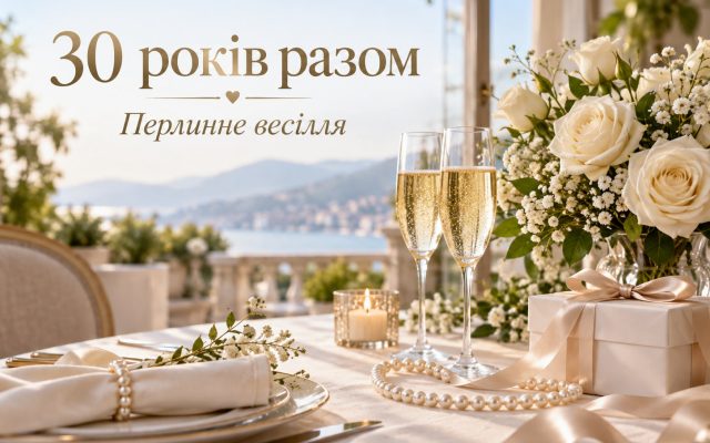 30 років весілля — перлинне весілля: привітання з 30-ю річницею своїми словами, що дарувати