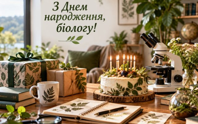 Привітання з днем народження біологу — своїми словами, від колег, з професійним святом, короткі для листівки