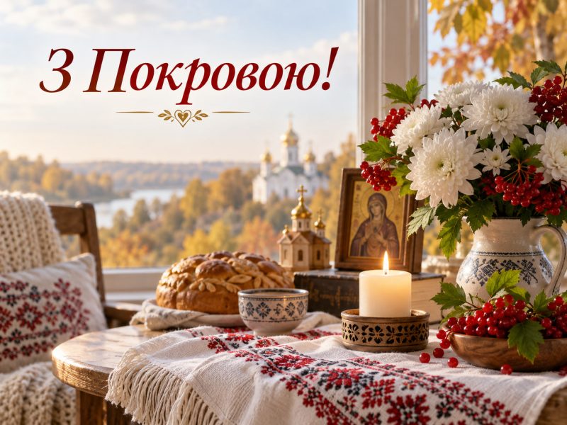Привітання з Покровою: своїми словами, у прозі та короткі