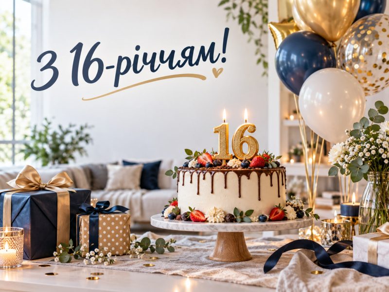 Оригінальні привітання з 16-річчям: з днем народження 16 років хлопчику і дівчинці своїми словами