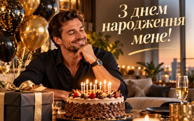 Привітання з днем народження самому собі — своїми словами, до сліз, короткі, у прозі