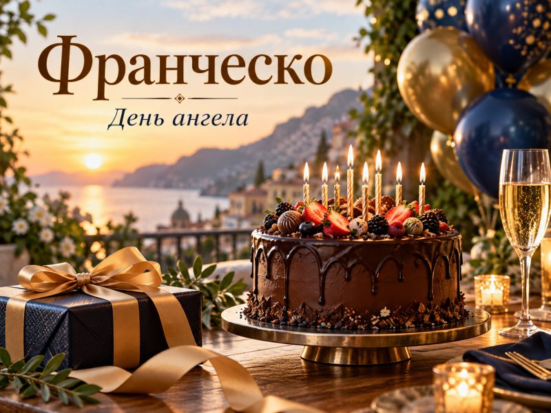 Франческо — день ангела: коли святкувати іменини Франческа в Україні і привітання з днем ангела та днем народження