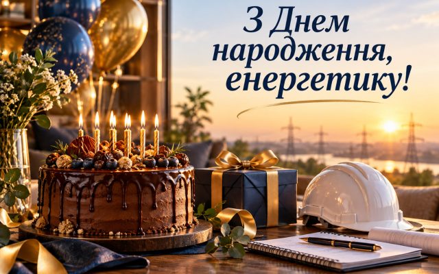 Привітання з днем народження енергетику — своїми словами, від колег, з професійним святом, короткі для листівки