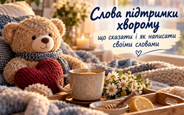 Слова підтримки хворому — що сказати і як написати своїми словами