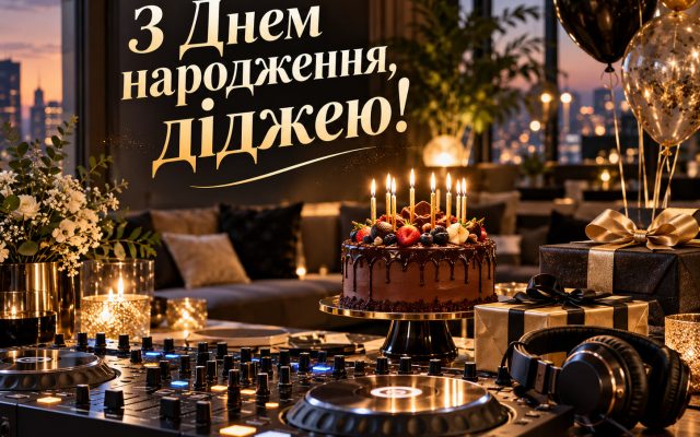 Привітання з днем народження діджею — своїми словами, від колег, з професійним святом, короткі для листівки