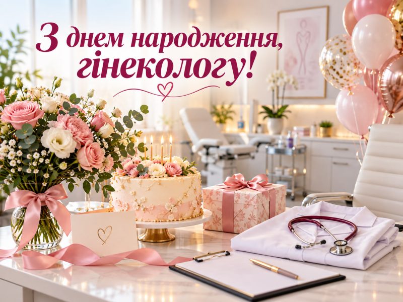 Привітання з днем народження гінекологу — своїми словами, від колег, з професійним святом, короткі для листівки