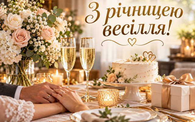Привітання з річницею весілля колезі — своїми словами, у прозі, короткі