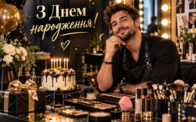 Привітання з днем народження гримеру — своїми словами, від колег, з професійним святом, короткі для листівки