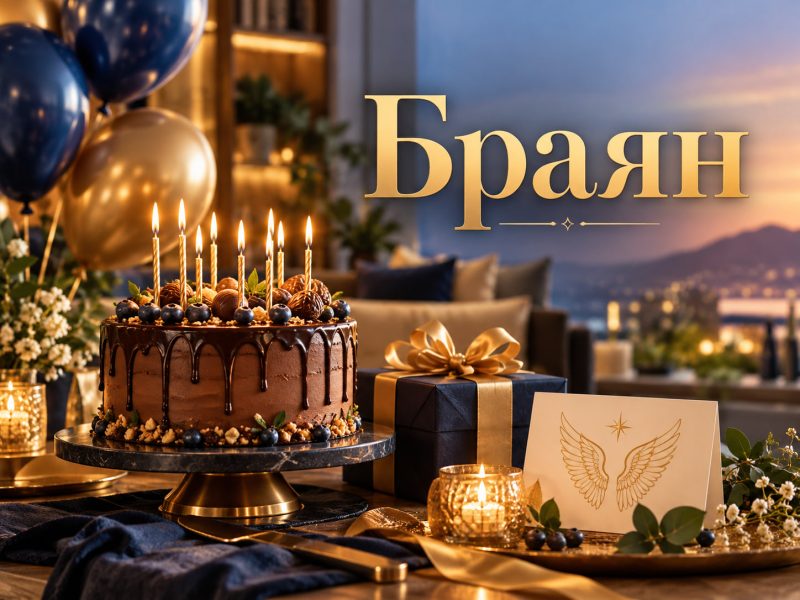 Браян — день ангела: коли святкувати іменини Браяна в Україні і привітання з днем ангела та днем народження