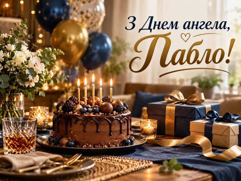 Пабло — день ангела: коли святкувати іменини Пабла в Україні і привітання з днем ангела та днем народження