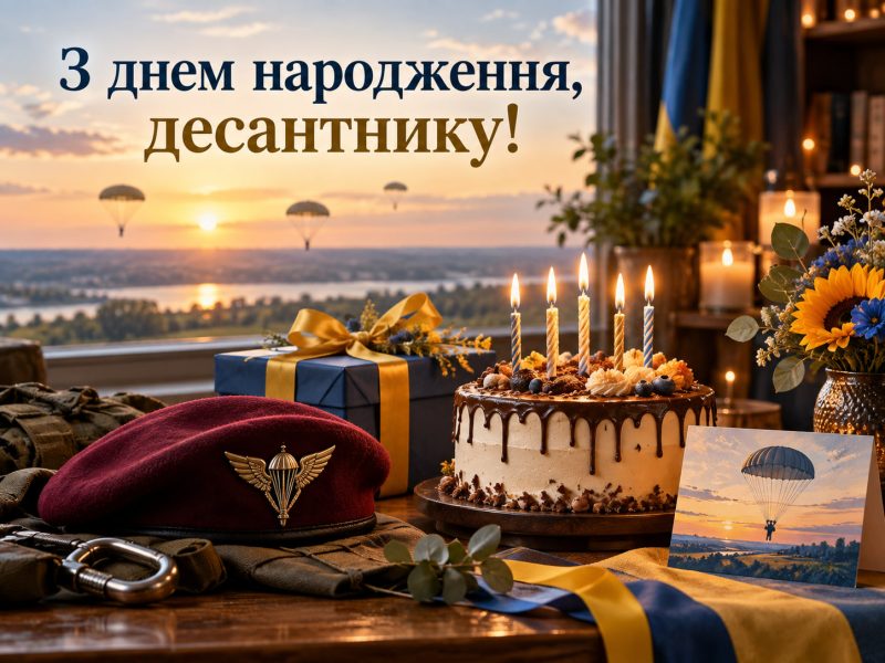 Привітання з днем народження десантнику — своїми словами, до сліз, мирного неба, короткі