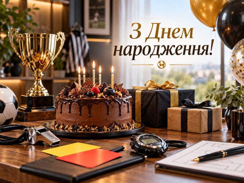 Привітання з днем народження спортивному судді — своїми словами, від колег, з професійним святом, короткі для листівки