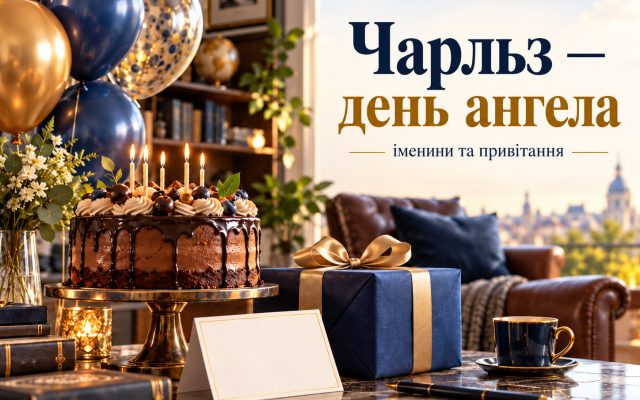 Чарльз — день ангела: коли святкувати іменини Чарльза в Україні і привітання з днем ангела та днем народження