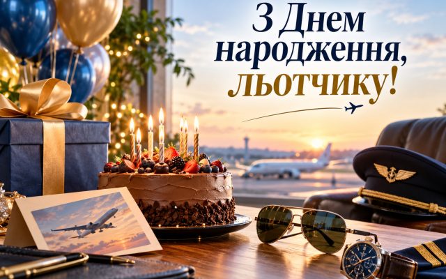 Привітання з днем народження льотчику — своїми словами, до сліз, мирного неба, короткі