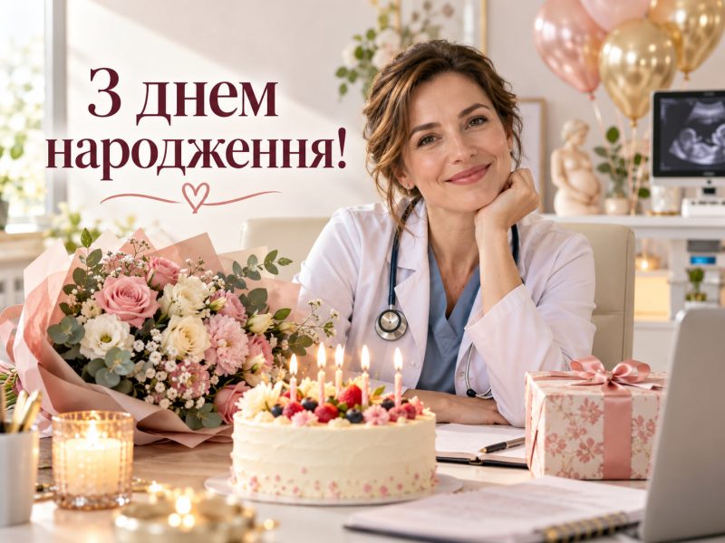 Привітання з днем народження акушерці — своїми словами, від колег, з професійним святом, короткі для листівки