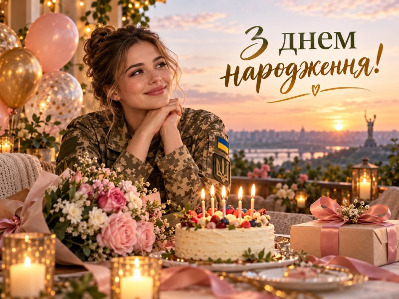 Привітання з днем народження дівчині-військовій — своїми словами, до сліз, мирного неба, короткі