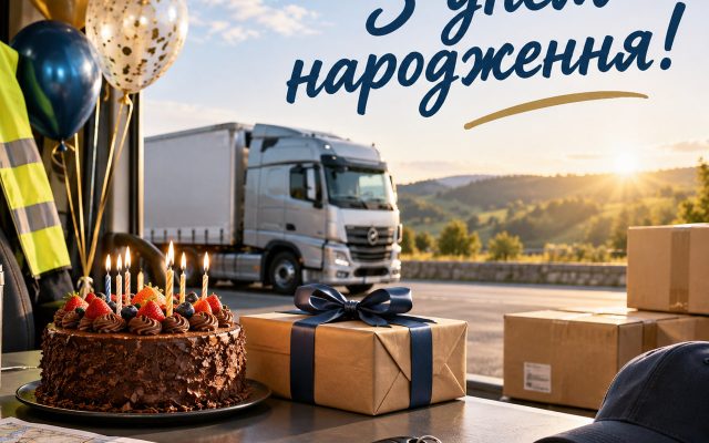Привітання з днем народження логісту-водію — своїми словами, від колег, з професійним святом, короткі для листівки