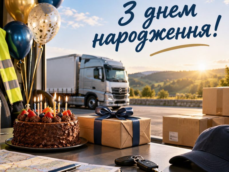 Привітання з днем народження логісту-водію — своїми словами, від колег, з професійним святом, короткі для листівки