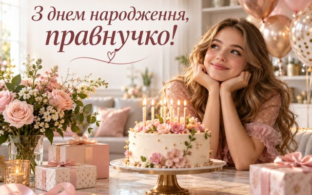 Привітання з днем народження правнучці — своїми словами, до сліз, короткі, у прозі