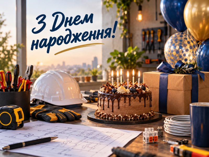 Привітання з днем народження електромонтеру — своїми словами, від колег, з професійним святом, короткі для листівки