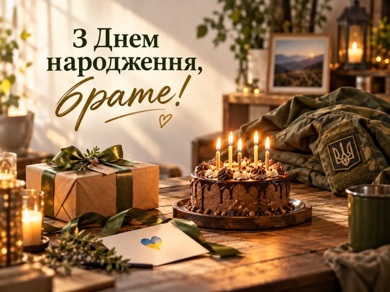 Привітання з днем народження брату на фронті — своїми словами, до сліз, мирного неба, короткі