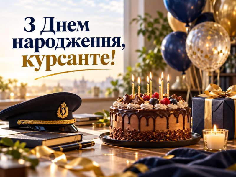 Привітання з днем народження курсанту — своїми словами, до сліз, мирного неба, короткі