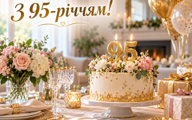 Привітання з 95-річчям: з днем народження 95 років жінці й чоловіку своїми словами — до сліз, короткі, для картинки