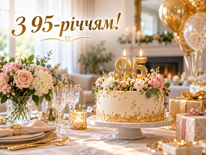 Привітання з 95-річчям: з днем народження 95 років жінці й чоловіку своїми словами — до сліз, короткі, для картинки