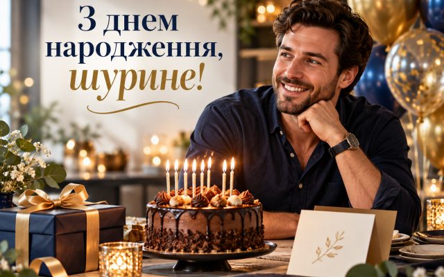 Привітання з днем народження шурину (брату дружини) — своїми словами, до сліз, короткі, у прозі