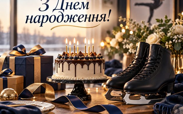 Привітання з днем народження фігуристу — своїми словами, від колег, з професійним святом, короткі для листівки