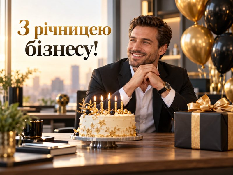 Привітання з річницею відкриття бізнесу — своїми словами, у прозі, короткі